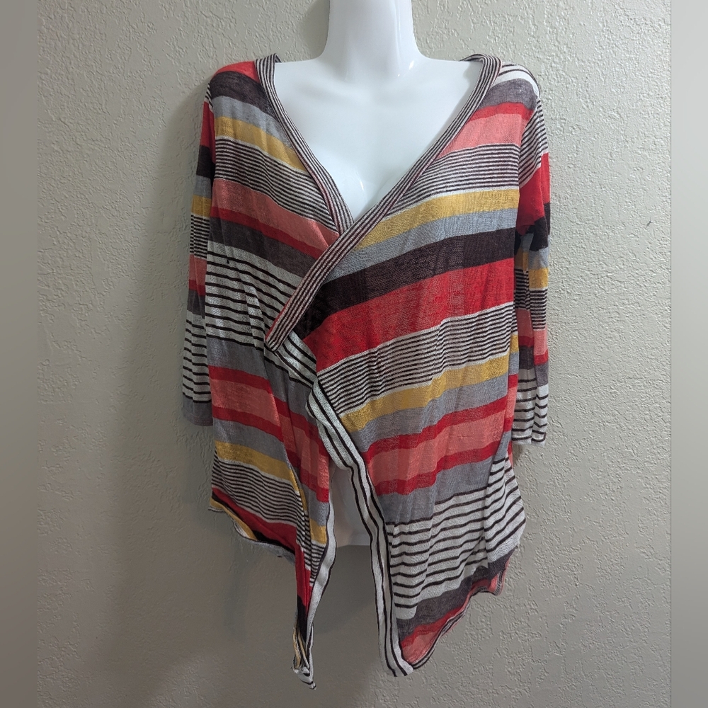 Colorful striped wrap